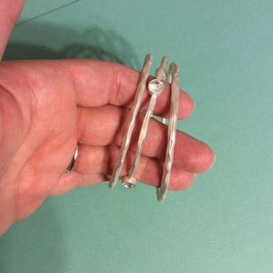 NWT Silver Bangle Bracelets (3)